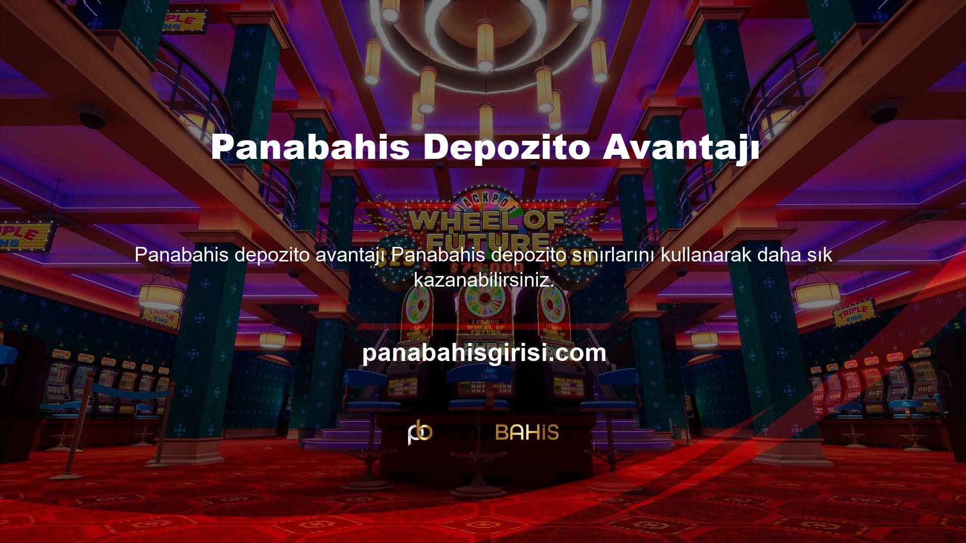 Panabahis mevduat limitleri, belirli miktarlarda para yatırmanıza ve çekmenizi sağlar